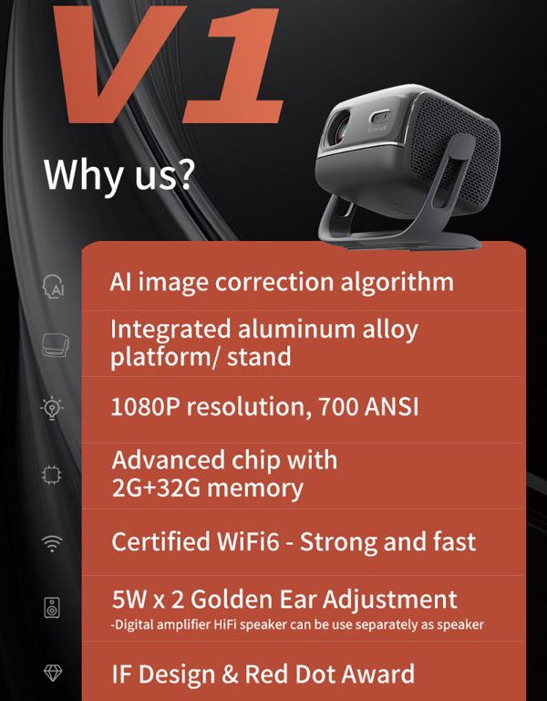 v1_02 V1 Home-theater projector